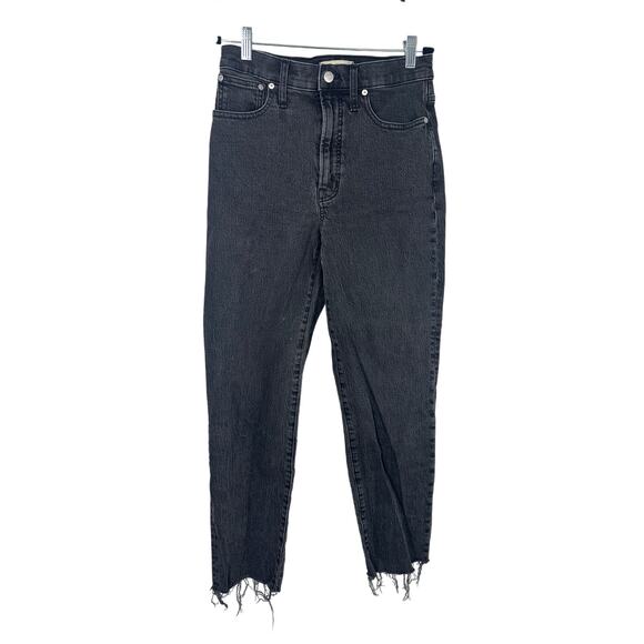 Madewell Denim - Madewell Women's Washed Black The Perfect Vintage Straight Denim Jeans size 27